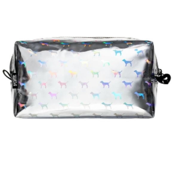 PINK Victoria's Secret Handbags - PINK holographic makeup bag!